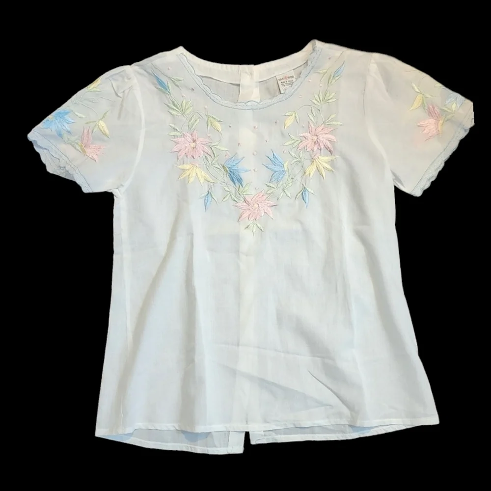 🌸Vintage 70s Cotton Top - Picture 10 of 12